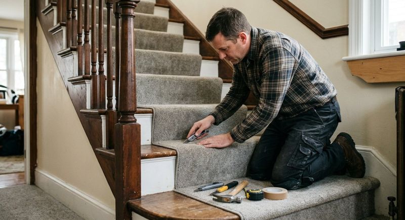 Stair Carpet Replacement Service