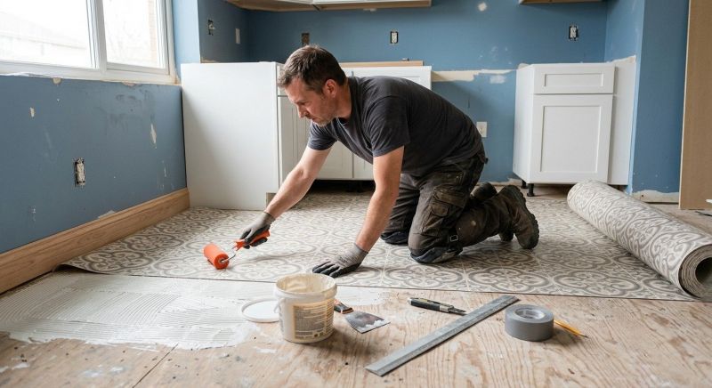 Sheet Linoleum Installation in Longmont, CO