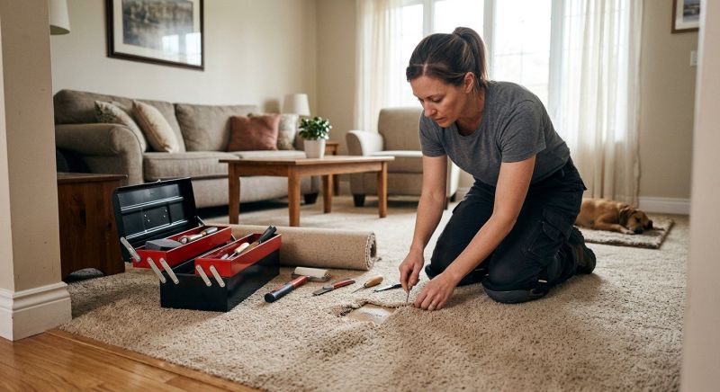 Stair Carpet Repair in Alpharetta, GA