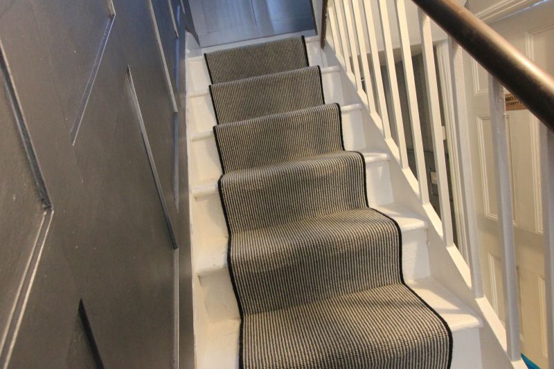 Newly Installed Stair Carpet