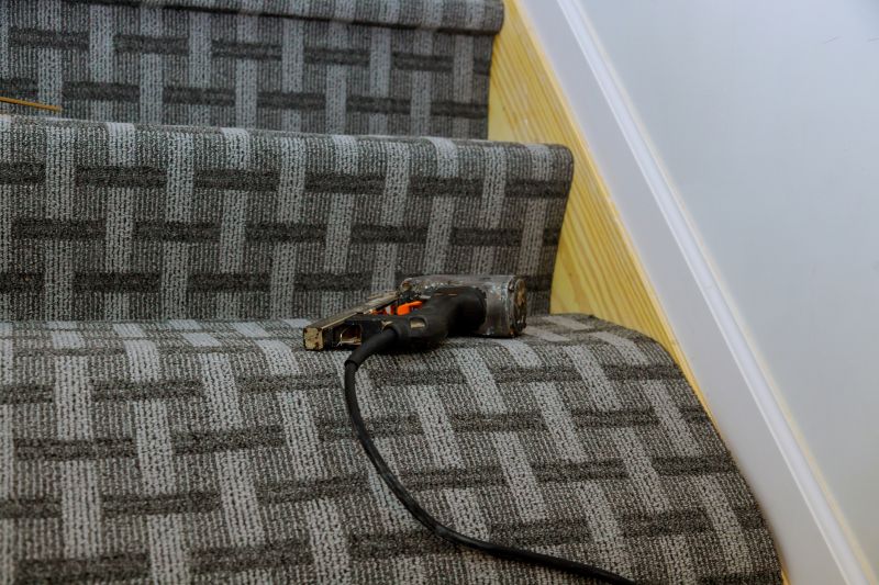 Stair Runner Installation in Old Bridge, NJ